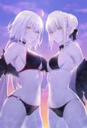 Jeane &Amp;Amp;Amp; Saber Alter [Fate/Grand Order]