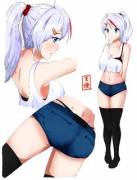 Crop-Top And Hotpants [Original]