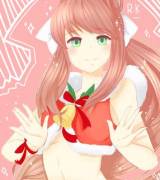 Slightly Lewd Christmas Monika (Ramenkuma)