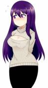 Yuri Wearing Most Of Her Signature Sweater (Zenyamo)