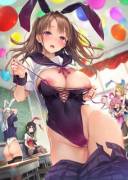 Miss-Hap At Bunny School