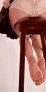 Upskirt And Feet