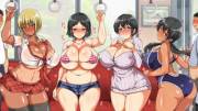Busty Girls On Public Transport