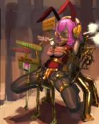 Steampunk Sex Slave Kept In Waiting