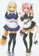 Jeanne &Amp;Amp;Amp; Neko Astolfo; The Best Of Both World's Legs [Fate]
