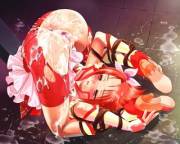 Well Fucked, Covered In Cum And Tied Tightly