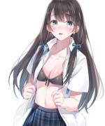 Swimsuit Under Her Uniform