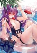 Relaxing In The Pool [Original]