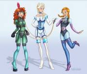 Elsa And Anna's Brave Pony