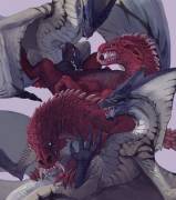 The Apex Predators Going Down On Each Other [Mm] (Legiana) (Odogaron)