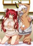 Mio Naruse And Zest (Shinmai Maou No Testament)