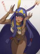 Pinching Her Ear (Fate Go)