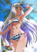 White Hair + Tan Is Always Great