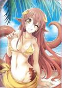 Daily Lamia #20: In The Beach.