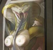 Daily Lamia #33: Against The Glass.