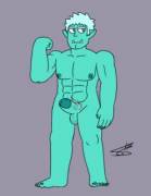 Locke, My New Orc Healer Oc