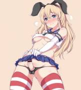 [Small] Scantily Clad And Self-Conscious