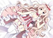 White Chocolate And Strawberries.