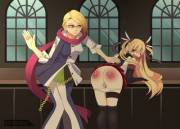 Alisa Spanked By Mama