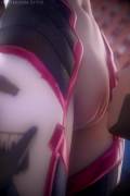 Mercy Licking D.va's Pussy