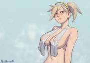 Fresh Out Of Shower Mercy (Nidhoggn)