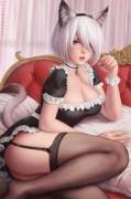 2B As A Neko Maid