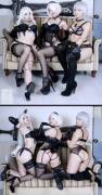[Self] More Of Our Fanservice Trio Nier Automata! From Left To Right, Mikomi Hokina ...