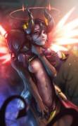 Pharah Has Devil Mercy In Her Grip [Krakenkatz]