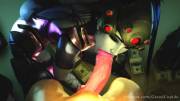Widowmaker Taking Big Dick Up Her Throat [Overwatch] (Grand Cupido)