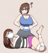Mei Working Out How To Wrap Up D.va Further [Jam-Orbital]