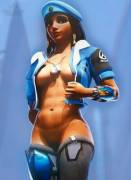 Pharah Borrowing Her Mother's Jacket (Wundernsfw)