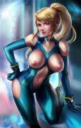 Samus Aran By Terufuu