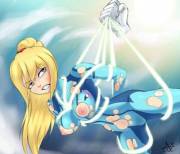 Master Hand Caught Samus (Aimochan) [Super Smash Bros]