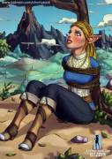 Princess Zelda In A Tough Predicament (Cherrysock)[Legend Of Zelda]