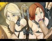 Ciri And Triss &Amp;Quot;Enemies Of Novigrad&Amp;Quot;(Theycallmeplissken)[The Witcher]