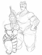 Zarya Showing Brigitte The Ropes (Orangekissess) [Overwatch]