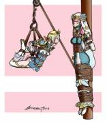 Fjorm And Gunnthra In A Tight Spot(Fire Emblem: Heroes)[Geknebelt]