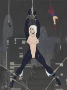 Spiderman Leaves Black Cat Hanging [Hornodoggo]