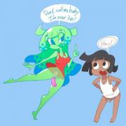 Bubbles Imitates Minus