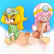 Goombella And Toadette Made By Minus8