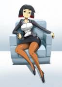 A Main Oc Of Minus In Office Lady Uniform