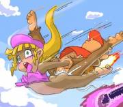 Dixie Kong Gets Rocket Fucked