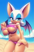 Rouge's Skimpy Bikini. (Nitro) 