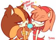 Amy &Amp;Amp;Amp; Sticks Licking [Diives]