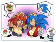 Sonic And Bowsette [Cuisine]