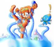 Chaos Playing With Tikal (Gc-Mia)