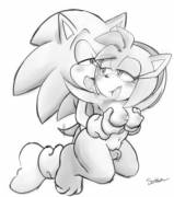 Amy &Amp;Amp;Amp; Sonic [Senshion]