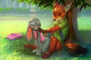 Nick Entering Judy (By Miles Df).