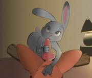 Judy Cleans Nick's Dick (Gif) [Mf]