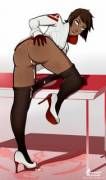 Candela, Freshly Fucked With Cum Dripping Down Her Thigh (Avernalascent) [Pokemon]